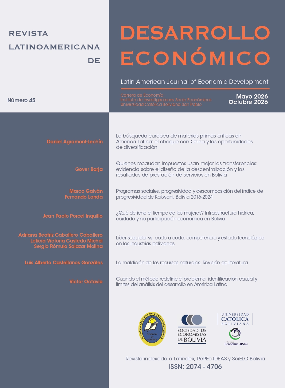 Valoración económica de los servicios ecosistémicos en Bolivia: estimación del aporte de las áreas protegidas y los territorios indígenas